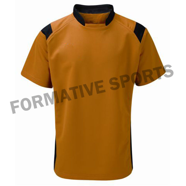 Customised Custom Cut And Sew Rugby Jersey Manufacturers in Mexico